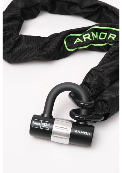 Armor Motosiklet Için Yüksek Güvenlikli Dövme Çelik Zincir Kilit 10MMX1.20MT-810 Mv
