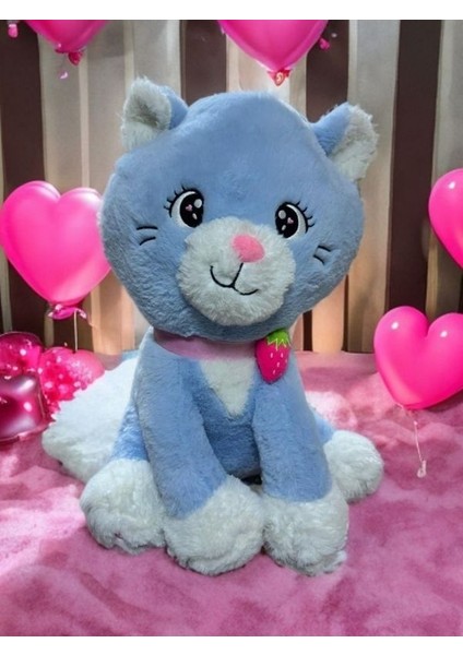 Kucak Dolusu Tatlı Pati-Yumuşacık Peluş Kedi 40 cm