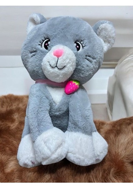 Kucak Dolusu Tatlı Pati-Yumuşacık Peluş Kedi 40 cm
