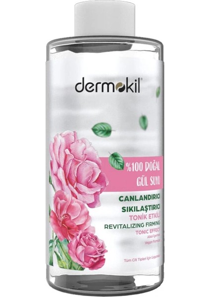 Doğal Gül Suyu Tonik Etkili 200 ml