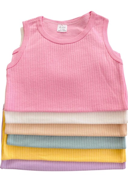 Büyük Boy Çocuk Çıtçıtlı Body Renkli 5-6- 7 -8-9 Yaş Çocuk Body (6 Adet) modelleri