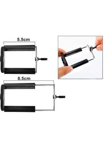 Telefon Tutucu Aparat Triipod Bağlantısı