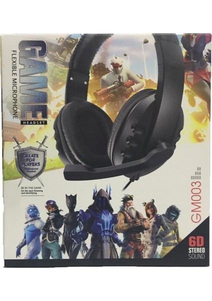 Abnturk Kerasus Headphones GM003 3.5mm Aux Girişli Laptop Oyuncu Kulaklık Kulaküstü Kafa Bantlı Mikrofonlu fırsatları