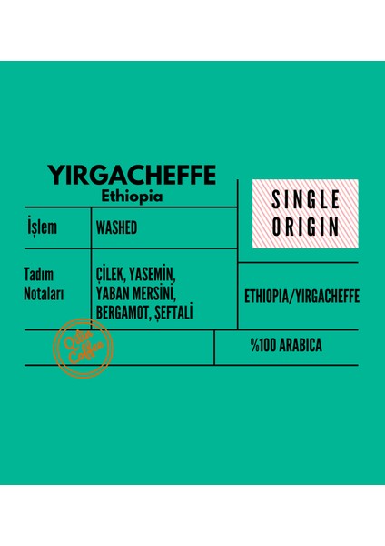 Ethiopia Yirgacheffe 200G Filtre&espresso Kahve
