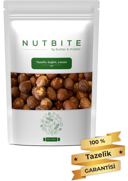 Çiğ Fındık İçi 100 gr - Taptaze Yeni Mahsül - Doğal Atıştırmalık
