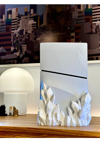 Ps5 Slım Crystal Stand (DİJİTAL VERSİYON) Playstation 5 Dikey Stand Ps5 Stand Disk ve Dijitalversiyon