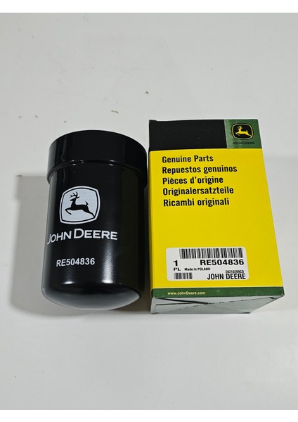 Johndeere Yağ Filtresi RE504836 Uyumlu
