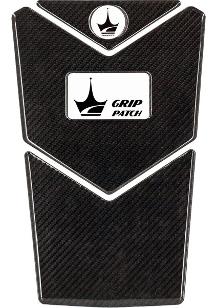bmw Gs ile Uyumlu Kaydırmaz 6d Karbon Tank Pad GC14