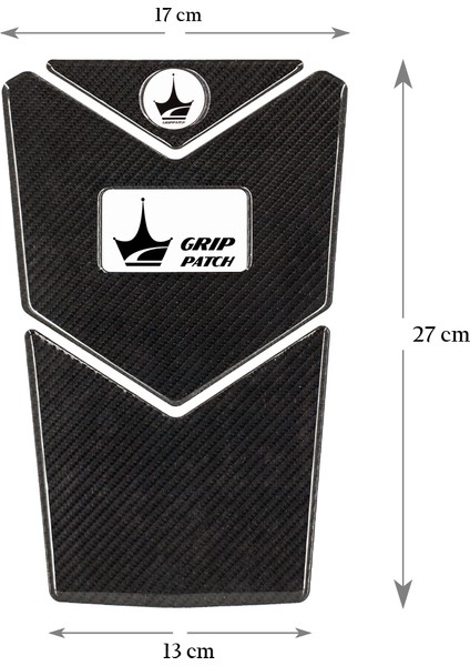 bmw Gs ile Uyumlu Kaydırmaz 6d Karbon Tank Pad GC14 fiyatları