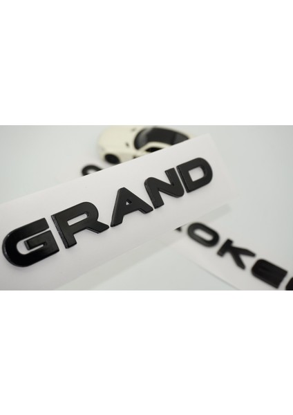 Jeep Grand Cherokee 93-04 Çamurluk Yanı Siyah Yazı Seti