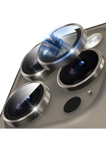 iPhone 15 Pro / iPhone 15 Pro Max Raze Metal Kamera Lens Koruyucu fiyatları
