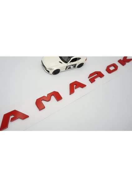 Vw Volkswagen Amarok Ön Kaput Kırmızı Abs Yazı Logo Amblem fırsatları