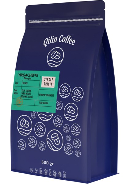 Ethiopia Yirgacheffe 500 gr Filtre&espresso Kahve