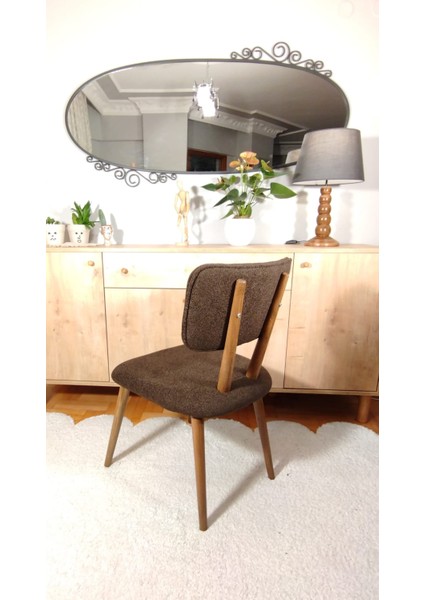 Bukle Natural Ahşap Salon, Mutfak ve Restoran Sandalyesi
