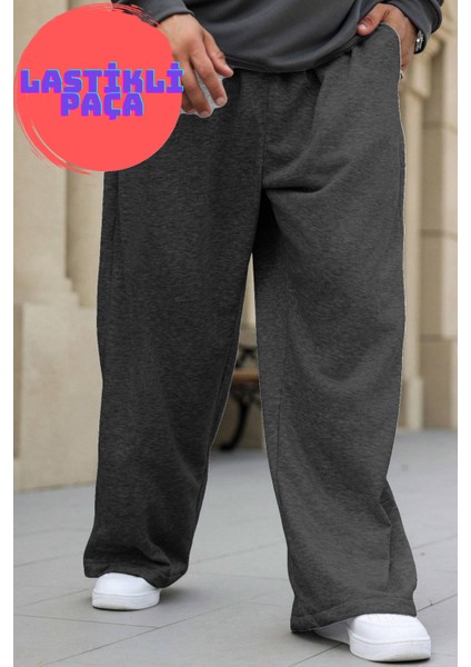 Baggy Bol Eşofman Altı Ayarlanabilir Paçalı Tarz Erkek Kadın