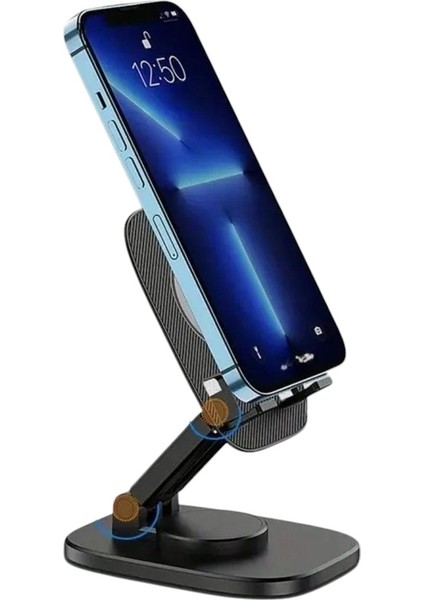 360° Döner Masaüstü Telefon Tutucu Stand – Ergonomik, Ayarlanabilir Şık Tasarım
