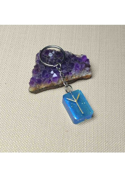 Algiz Rune Anahtarlık