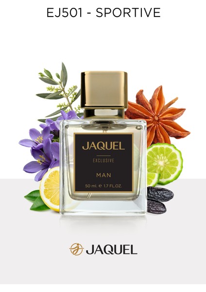 EJ501 Exclusive Erkek Parfüm 50ML, Limon, Bergamot, Gayakum Ağacı, Tonka Fasülyesi modelleri