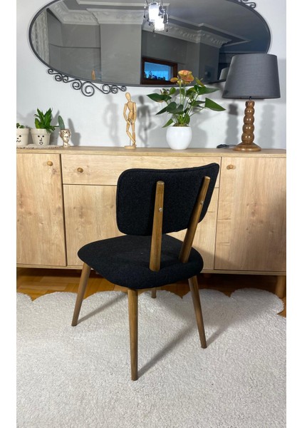 Bukle Natural Ahşap Salon, Mutfak ve Restoran Sandalyesi