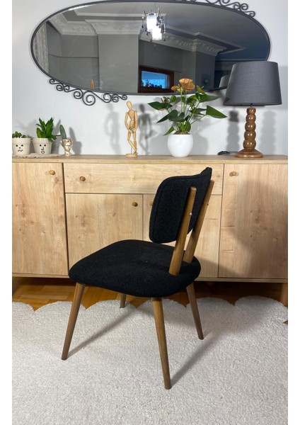 Bukle Natural Ahşap Salon, Mutfak ve Restoran Sandalyesi