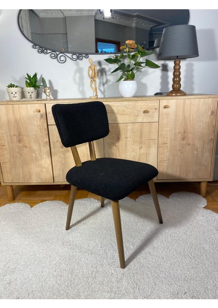 Bukle Natural Ahşap Salon, Mutfak ve Restoran Sandalyesi
