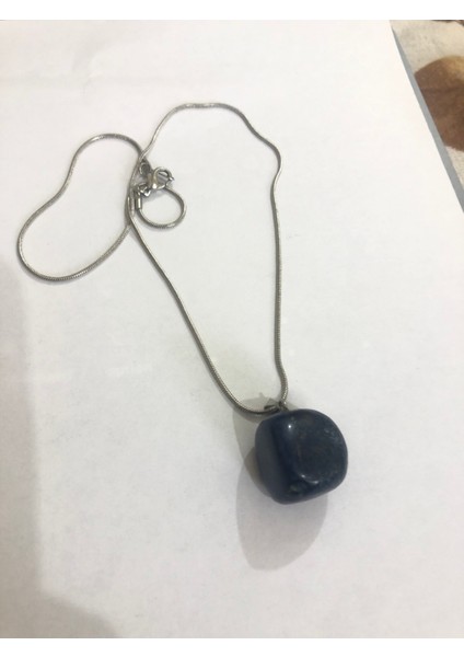 Doğal Taş Zincirli El Yapımı Kolye Zincir 20 cm Kutulu modelleri