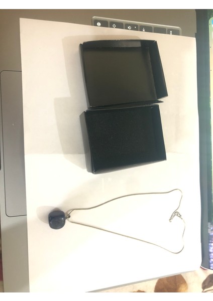 Doğal Taş Zincirli El Yapımı Kolye Zincir 20 cm Kutulu fırsatları