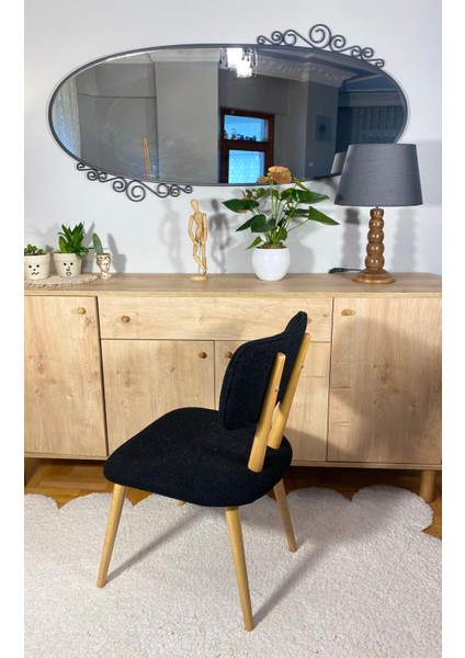 Bukle Natural Ahşap Salon, Mutfak ve Restoran Sandalyesi