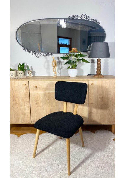 Bukle Natural Ahşap Salon, Mutfak ve Restoran Sandalyesi