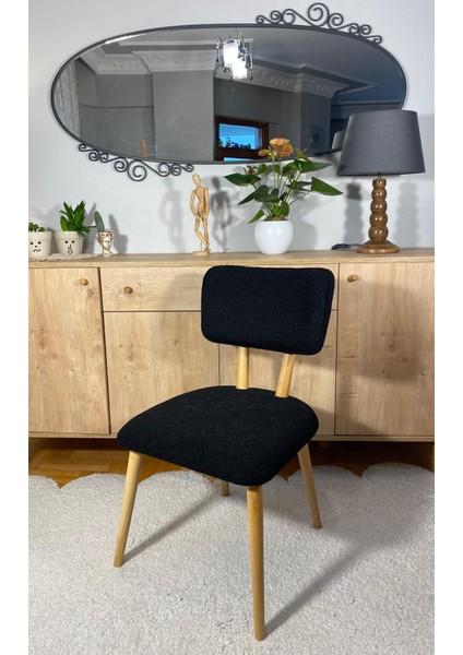 Bukle Natural Ahşap Salon, Mutfak ve Restoran Sandalyesi