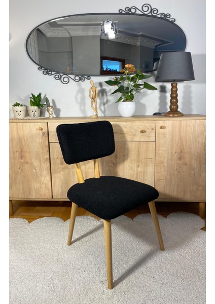 Bukle Natural Ahşap Salon, Mutfak ve Restoran Sandalyesi