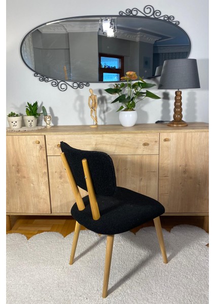 Bukle Natural Ahşap Salon, Mutfak ve Restoran Sandalyesi