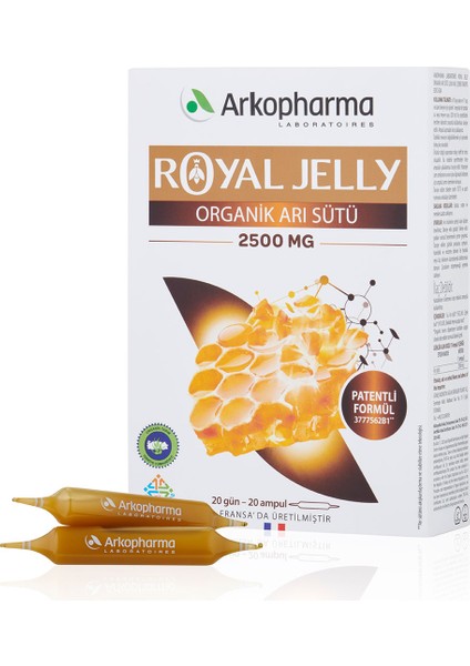 Royal Jelly Organik Arı Sütü 2500 mg
