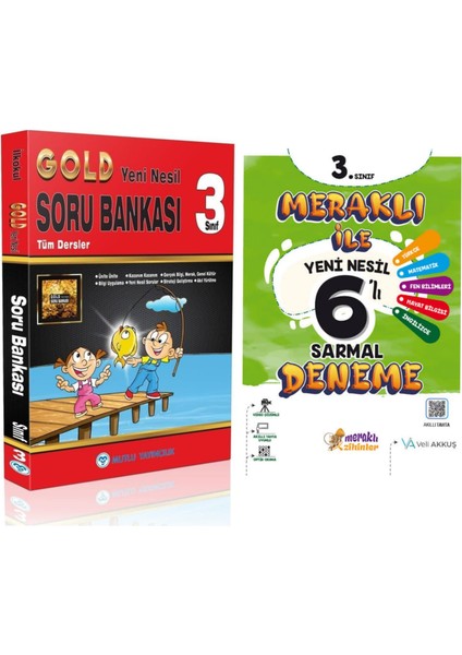 3. Sınıf Mutlu Gold Tüm Dersler Soru Bankası + Deneme Seti Optikli