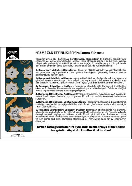 Ramazan Ayı Etkinlikleri modelleri