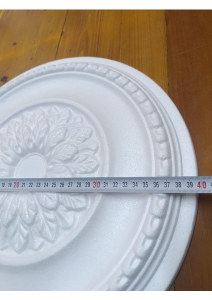 3 Adet Ürgüp Desenli Tavan Lamba Göbeği - 40 cm