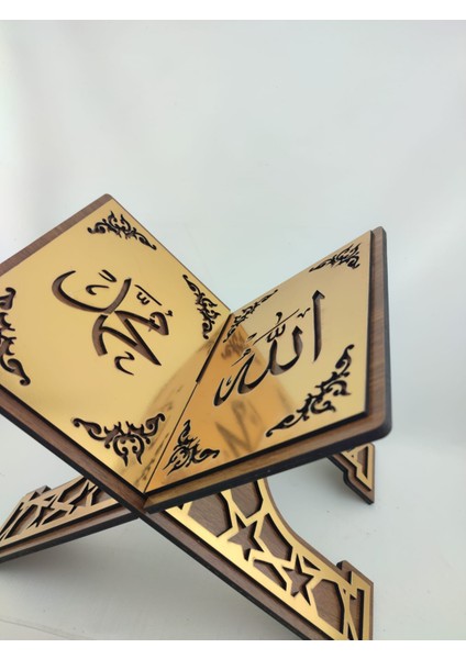 Dekoratif Normal Boy Kuran-I Kerim Rahlesi Dini/islami Hediyelik Masaüstü Kitap Tutucu (En:48 Yükseklik:35 cm ) fiyatları