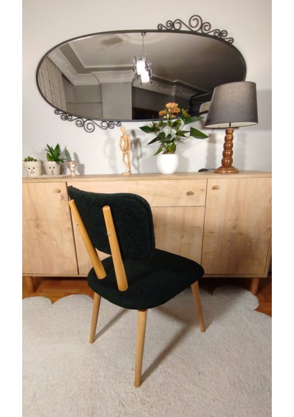 Bukle Natural Ahşap Salon, Mutfak ve Restoran Sandalyesi