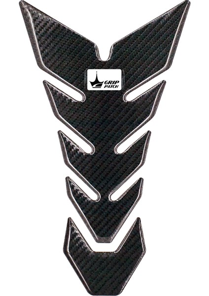 Aprilla, Ktm, Kawasaki, Suzuki ile Uyumlu Universal 6d Karbon Tank Pad GC05