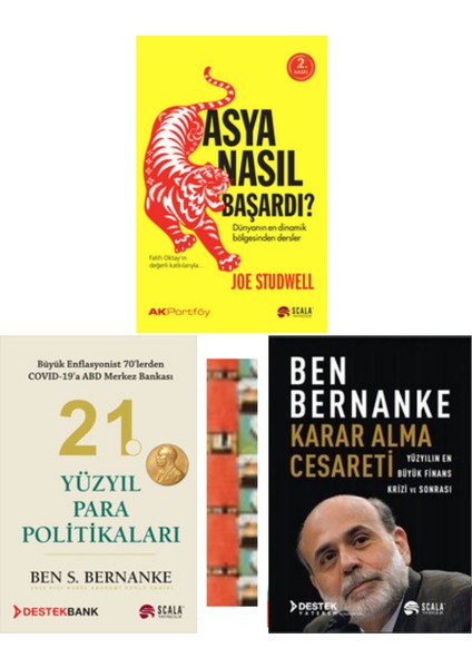 Asya Nasıl Başardı / Karar Alma Cesareti / 21. Yüzyıl Para Politikaları (3 Kitap)