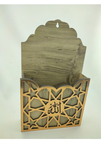 Kişiye Özel Dekoratif Gold Duvar Askılı Ahşap Kuran-I Kerim Kutusu Ramazan Bayramı Hediyesi Dini/islami Hediyelik modelleri