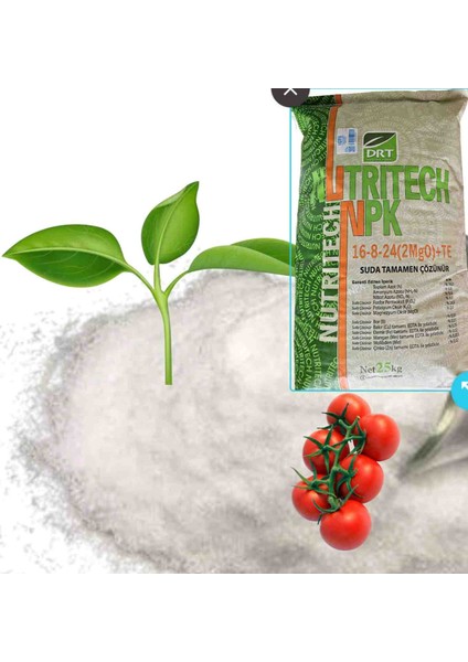 Gübre 16 08 24 +2mgo +Te Nutritech Damlama Gübresi Yavuzer Tarım Gübre 5 kg modelleri