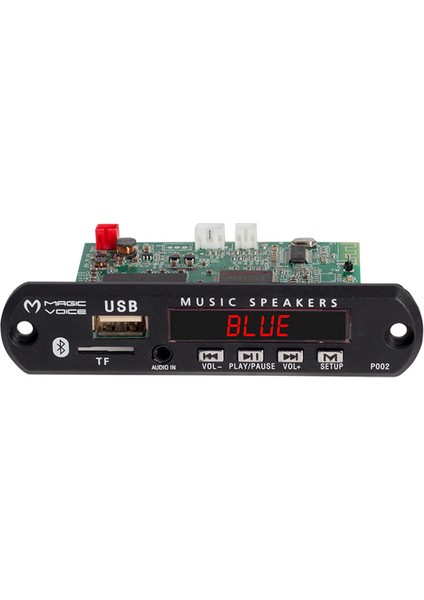Mp5 Usb-Sd-Mmc-Bluetooth 12V-500MA Kumandalı Oto Teyp Çevirici Dijital Video Player Board fırsatları