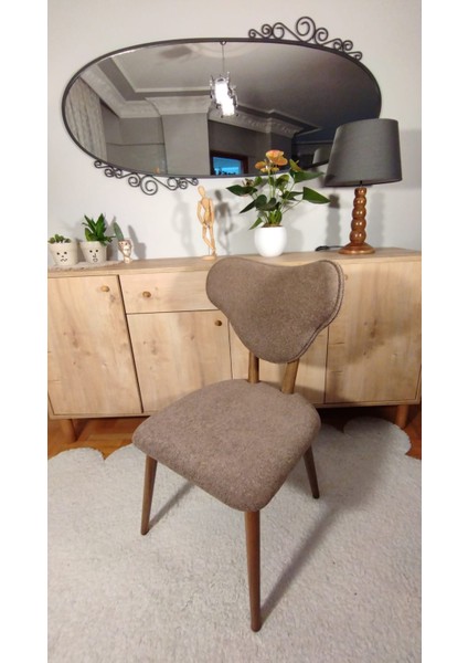 Bukle Natural Ahşap Salon, Mutfak ve Restoran Sandalyesi