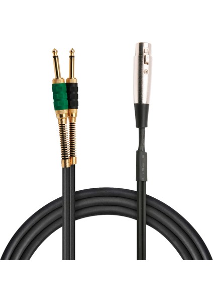 Powermaster LD369A Anfi Canon Erkek 6.3mm Mono Erkek 10 Metre Anfi Mixer Kablosu Ses Kablosu