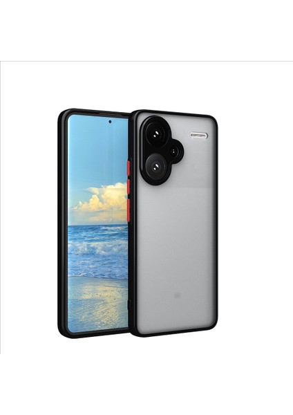 Xiaomi Redmi Note 13 5g Uyumlu Kılıf Hux Kapak-Siyah