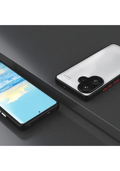 Xiaomi Redmi Note 13 5g Uyumlu Kılıf Hux Kapak-Siyah