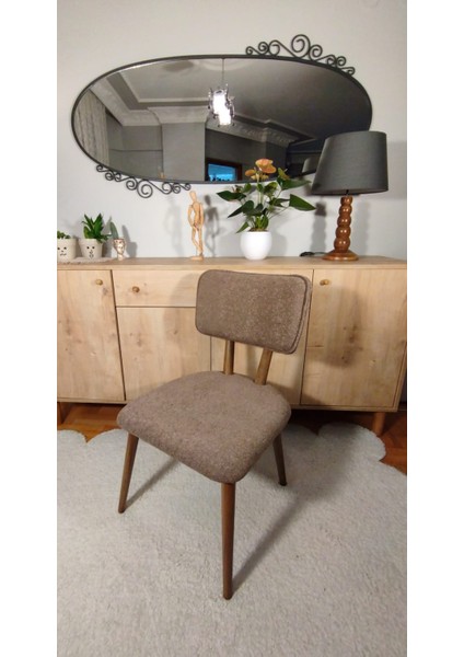 Bukle Natural Ahşap Salon, Mutfak ve Restoran Sandalyesi