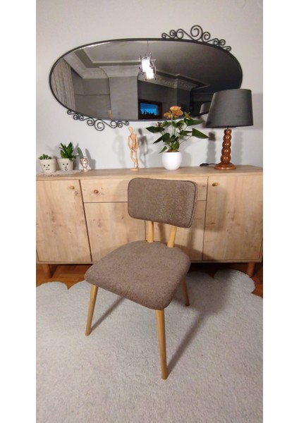 Bukle Natural Ahşap Salon, Mutfak ve Restoran Sandalyesi