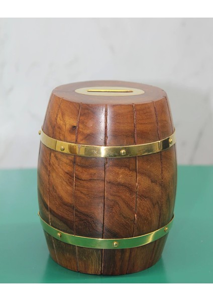 Pirinç Fıçı Kumbara 1786 - MCT7401-5082